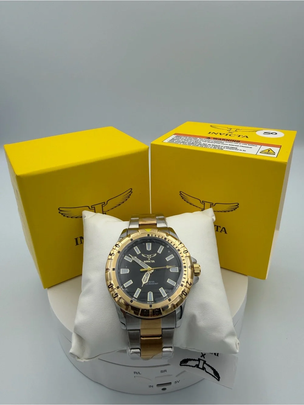 Invicta Specialty 69037 Men’s Two-Tone Quartz Watch 42mm With Box